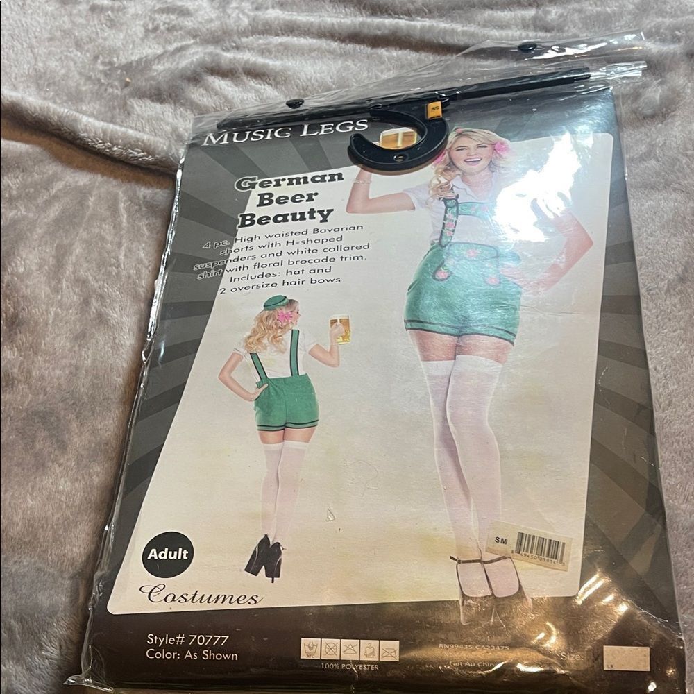 Music Legs Green German Beer Beauty Outfit NEW